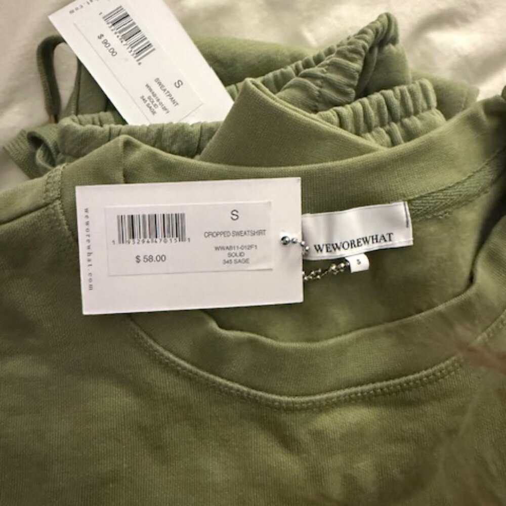 WeWoreWhat Sage green set